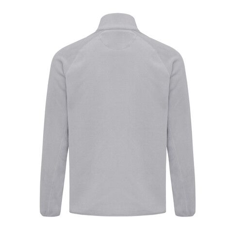 IQONIQ Talung Mikrofleece Jacke aus recyceltem Polyester storm grey bedrucken, Art.-Nr. T9603.027.XXXL
