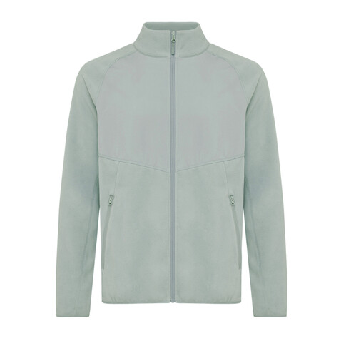 IQONIQ Talung Mikrofleece Jacke aus recyceltem Polyester Iceberg green bedrucken, Art.-Nr. T9603.023.L