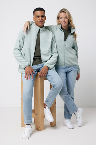 IQONIQ Talung Mikrofleece Jacke aus recyceltem Polyester Iceberg green bedrucken, Art.-Nr. T9603.023.L