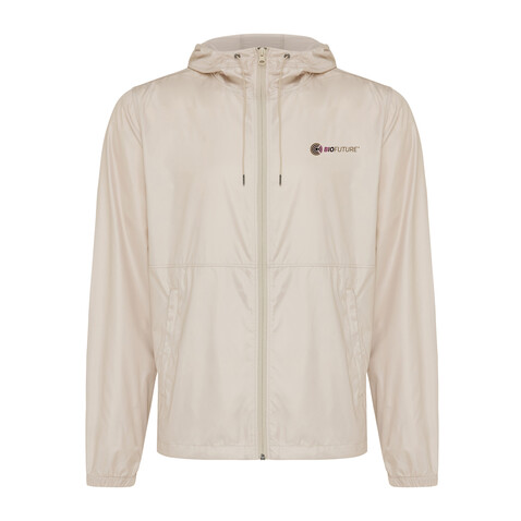 IQONIQ Logan Lightweight Jacke aus recyceltem Polyester beige bedrucken, Art.-Nr. T9701.030.S IQONIQ Logan Lightweight Jacke aus recyceltem Polyester beige bedrucken, Art.-Nr. T9701.030.S