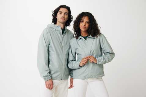 IQONIQ Logan Lightweight Jacke aus recyceltem Polyester Iceberg green bedrucken, Art.-Nr. T9701.023.XXL
