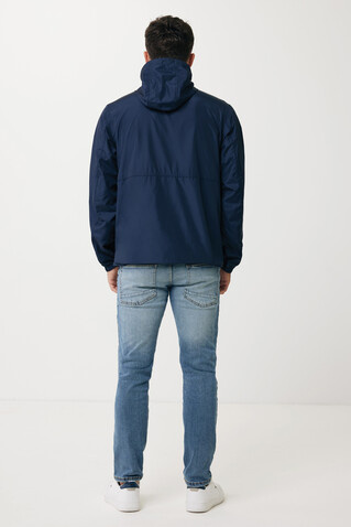 IQONIQ Logan Lightweight Jacke aus recyceltem Polyester navy blau bedrucken, Art.-Nr. T9701.002.S