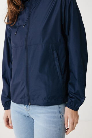 IQONIQ Logan Lightweight Jacke aus recyceltem Polyester navy blau bedrucken, Art.-Nr. T9701.002.S
