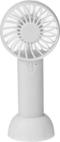 Handventilator Oren | Wiederaufladbar | 600 mAh – Weiß bedrucken, Art.-Nr. 002999999_1202839