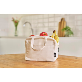 Recycelte Kühltasche aus Polycotton (330 g/m²) Elowen – beige bedrucken, Art.-Nr. 357999999_1204071