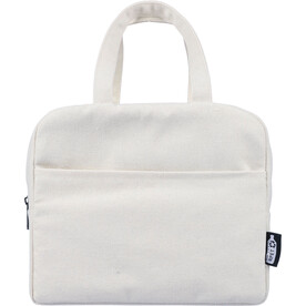 Kühltasche aus recyceltem Poly-Baumwollgewebe (330 g/m2) Elowen – beige bedrucken, Art.-Nr. 357999999_1204071