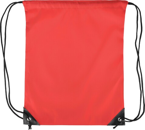210D Polyester Kordelzug Rucksack Isolde – Rot bedrucken, Art.-Nr. 008999999_1204075