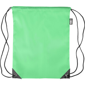 rPET 210D Polyester Rucksack mit Kordelzug Calix – Hellgrün bedrucken, Art.-Nr. 029999999_1204076