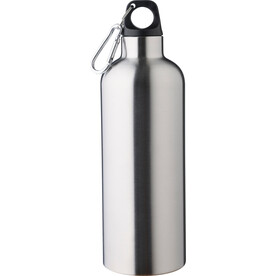 Doppelwandige Flasche aus recyceltem Edelstahl (500 ml) Lysandra – Silber bedrucken, Art.-Nr. 032999999_1204262