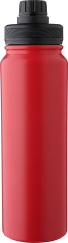 Doppelwandige Flasche aus Edelstahl (800 ml) Zinnia – Rot bedrucken, Art.-Nr. 008999999_1206646
