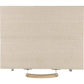 Zeichenset Thessaly | Holzkoffer | 66 Stück – Braun bedrucken, Art.-Nr. 011999999_1207022