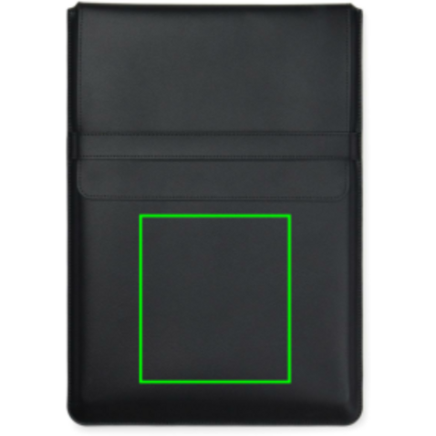 VINGA Timo 16" Laptop-Sleeve aus RCS recyceltem rPET schwarz bedrucken, Art.-Nr. V7880601 VINGA Timo 16" Laptop-Sleeve aus RCS recyceltem rPET schwarz bedrucken, Art.-Nr. V7880601
