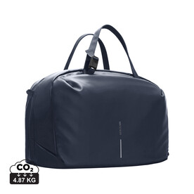 Urban wasserabweisende Wochenendtasche navy blau, grau bedrucken, Art.-Nr. P706.2925