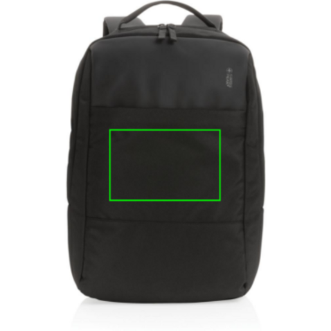 Swiss Peak AWARE™ RPET 15,6&quot; Day-Pack schwarz bedrucken, Art.-Nr. P762.741