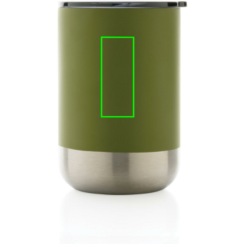 RCS recycelter Stainless Steel Becher grün bedrucken, Art.-Nr. P433.067