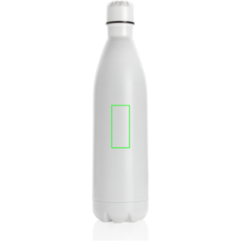 Solid Color Vakuum Stainless-Steel Flasche 1L weiß bedrucken, Art.-Nr. P436.913