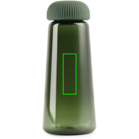VINGA Erie 575ml Flasche aus RCS recyceltem PET grün bedrucken, Art.-Nr. V433027