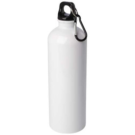 Oregon 750 ml RCS-zertifizierte, einwandige Trinkflasche aus Edelstahl mit Karabinerhaken, weiss bedrucken, Art.-Nr. 10086101