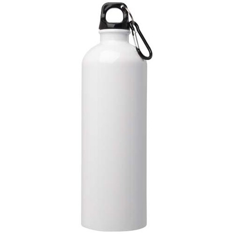 Oregon 750 ml RCS-zertifizierte, einwandige Trinkflasche aus Edelstahl mit Karabinerhaken, weiss bedrucken, Art.-Nr. 10086101