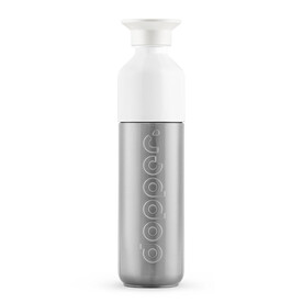 Dopper Insulated Silver | 350 ml – silber/weiß bedrucken, Art.-Nr. 325999999_1247520