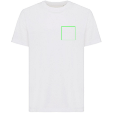 IQONIQ Kakadu relaxed T-Shirt aus recycelter Baumwolle recycled white bedrucken, Art.-Nr. T9103.004.M