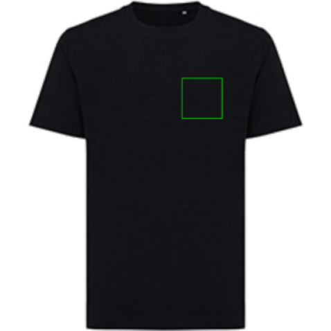 IQONIQ Kakadu relaxed T-Shirt aus recycelter Baumwolle schwarz bedrucken, Art.-Nr. T9103.001.XXXL
