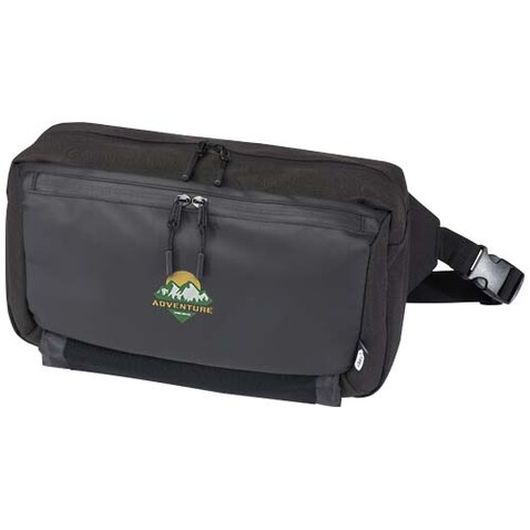 Roam GRS recycelte modulare Tragetasche, schwarz bedrucken, Art.-Nr. 12071590