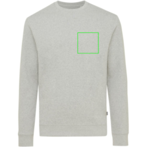 IQONIQ Denali ungefärbt. Rundhals-Sweater aus recycelter BW heather grey bedrucken, Art.-Nr. T9301.013.5XL IQONIQ Denali ungefärbt. Rundhals-Sweater aus recycelter BW heather grey bedrucken, Art.-Nr. T9301.013.5XL