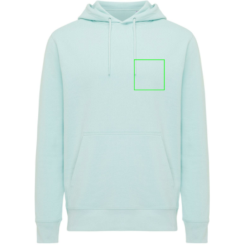 IQONIQ Rila Lightweight Hoodie aus recycelter Baumwolle crushed mint bedrucken, Art.-Nr. T9404.037.XXL IQONIQ Rila Lightweight Hoodie aus recycelter Baumwolle crushed mint bedrucken, Art.-Nr. T9404.037.XXL