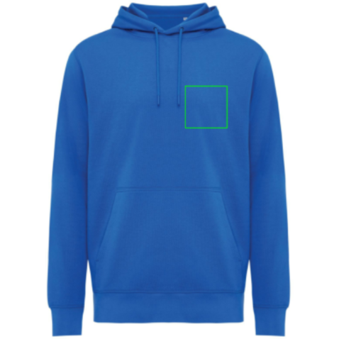 IQONIQ Rila Lightweight Hoodie aus recycelter Baumwolle Königsblau bedrucken, Art.-Nr. T9404.025.M IQONIQ Rila Lightweight Hoodie aus recycelter Baumwolle Königsblau bedrucken, Art.-Nr. T9404.025.M