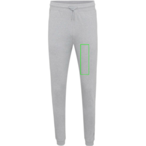 IQONIQ Cooper Jogger aus recycelter Baumwolle heather grey bedrucken, Art.-Nr. T9500.013.XL