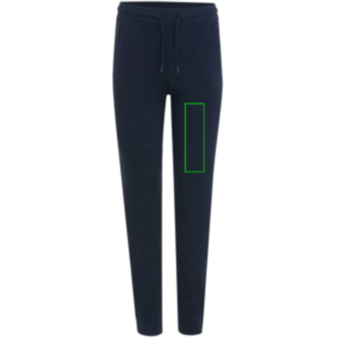 IQONIQ Cooper Jogger aus recycelter Baumwolle navy blau bedrucken, Art.-Nr. T9500.002.XXXL