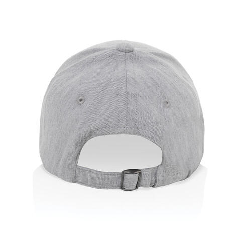 Milo AWARE™ 6-Panel-Heather-Kappe grau bedrucken, Art.-Nr. P453.0902