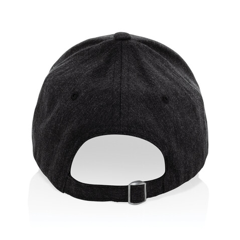 Milo AWARE™ 6-Panel-Heather-Kappe schwarz bedrucken, Art.-Nr. P453.0901