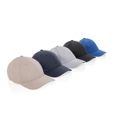 Milo AWARE™ 6-Panel-Heather-Kappe schwarz bedrucken, Art.-Nr. P453.0901