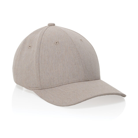 Milo AWARE™ 6-Panel-Heather-Kappe off white bedrucken, Art.-Nr. P453.0900