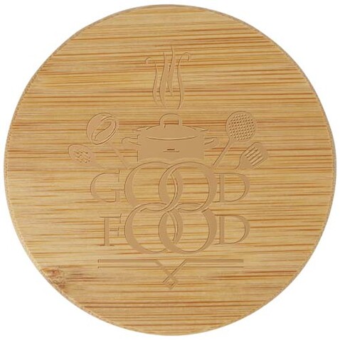 Zen Teekanne mit Sieb und Deckel aus Bambus, transparent bedrucken, Art.-Nr. 11339501