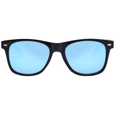 Hue Sonnenbrille mit Bambusbügeln, blau, natur bedrucken, Art.-Nr. 12704952