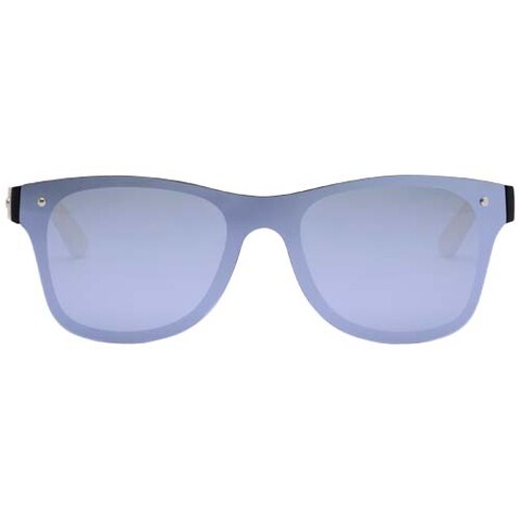 Tan Sonnenbrille mit Bambusbügeln, silber bedrucken, Art.-Nr. 12705081