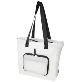 EcoFold faltbare RPET Tragetasche 16 L, weiss bedrucken, Art.-Nr. 13009101
