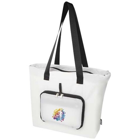 EcoFold faltbare RPET Tragetasche 16 L, weiss bedrucken, Art.-Nr. 13009101 EcoFold faltbare RPET Tragetasche 16 L, weiss bedrucken, Art.-Nr. 13009101