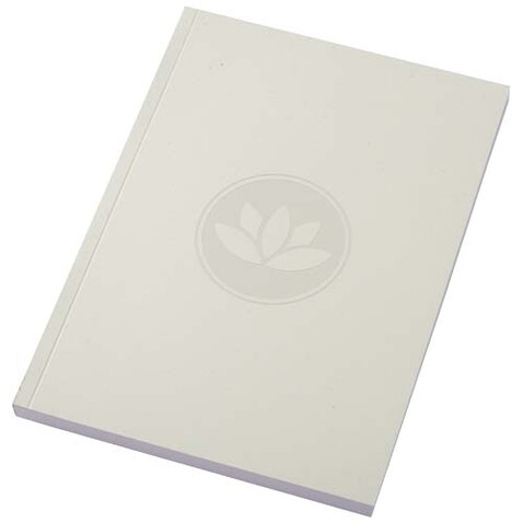 Novella Austen A5 Softcover Notizbuch aus Recyclingmaterial – 100 Blatt, elfenbeinweiß bedrucken, Art.-Nr. 21024802