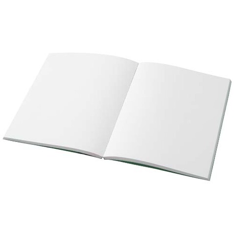 Novella Austen A5 Softcover Notizbuch aus Recyclingmaterial – 100 Blatt, grün bedrucken, Art.-Nr. 21024861