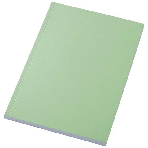 Novella Austen A5 Softcover Notizbuch aus Recyclingmaterial – 100 Blatt, grün bedrucken, Art.-Nr. 21024861