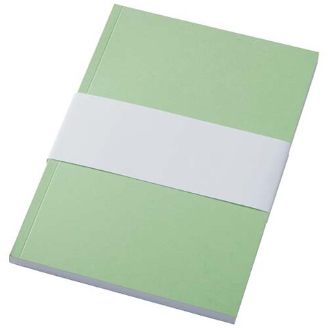 Novella Austen A5 Softcover Notizbuch aus Recyclingmaterial – 100 Blatt, grün bedrucken, Art.-Nr. 21024861