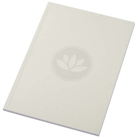 Novella Austen A5 Softcover Notizbuch aus Recyclingmaterial – 50 Blatt, elfenbeinweiß bedrucken, Art.-Nr. 21024902