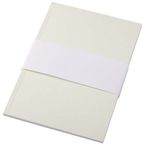 Novella Austen A5 Softcover Notizbuch aus Recyclingmaterial – 50 Blatt, elfenbeinweiß bedrucken, Art.-Nr. 21024902