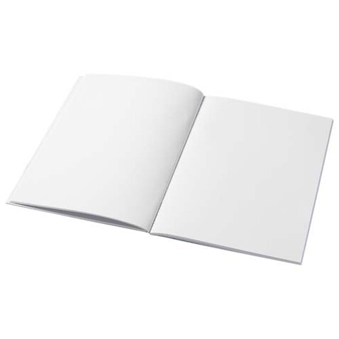 Novella Austen A5 Softcover Notizbuch aus Recyclingmaterial – 50 Blatt, blau bedrucken, Art.-Nr. 21024952