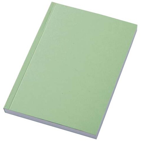 Novella Austen A6 Softcover Notizbuch aus Recyclingmaterial – 100 Blatt, grün bedrucken, Art.-Nr. 21026261 Novella Austen A6 Softcover Notizbuch aus Recyclingmaterial – 100 Blatt, grün bedrucken, Art.-Nr. 21026261