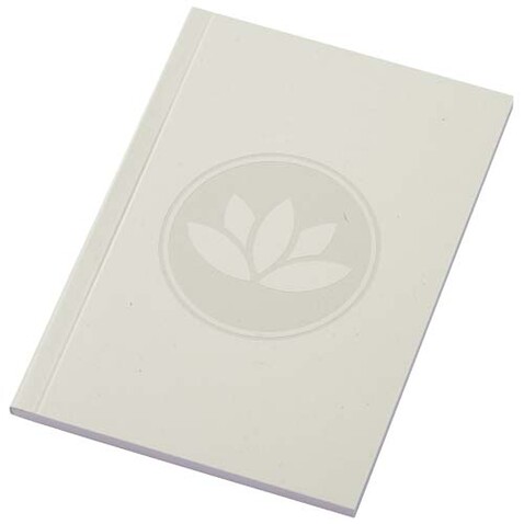 Novella Austen A6 Softcover Notizbuch aus Recyclingmaterial – 50 Blatt, elfenbeinweiß bedrucken, Art.-Nr. 21026302